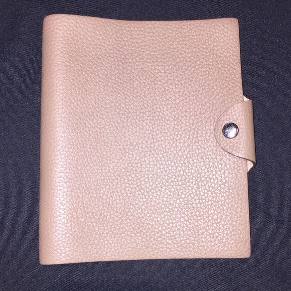 authentic HERMÈS taupe epsom Ulyssees NOTEBOOK COVER - Picture 1 of 7